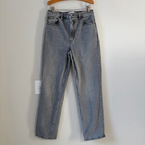 Abercrombie & Fitch Gray The ‘90s Straight Ultra High Rise Jeans